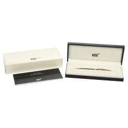 Pre Owned Montblanc Meisterstuck Solitaire Gold & Black Ballpoint Pen