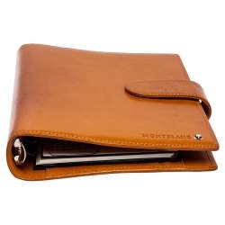 Pre Owned Montblanc Tan Leather Agenda Cover