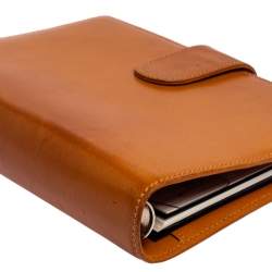 Pre Owned Montblanc Tan Leather Agenda Cover