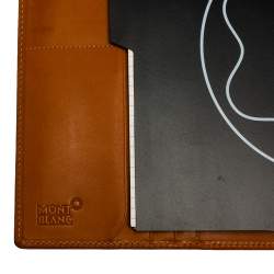 Pre Owned Montblanc Tan Leather Agenda Cover