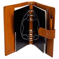 Pre Owned Montblanc Tan Leather Agenda Cover