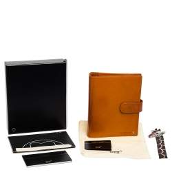 Pre Owned Montblanc Tan Leather Agenda Cover