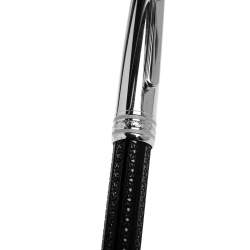 Pre Owned Montblanc Meisterstuck Black Solitaire Doue Signum Ballpoint Pen