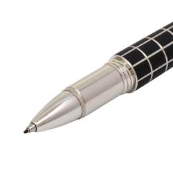 Pre Owned Montblanc Black Silver Tone Rubber Starwalker Fineliner Pen
