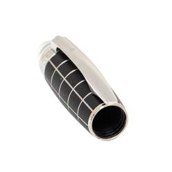 Pre Owned Montblanc Black Silver Tone Rubber Starwalker Fineliner Pen