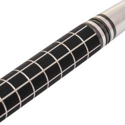 Pre Owned Montblanc Black Silver Tone Rubber Starwalker Fineliner Pen