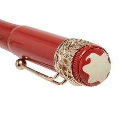 Pre Owned Montblanc Rouge et Noir Heritage Collection Spider Metamorphosis Fountain Pen M