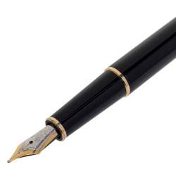 مملوكة مسبقًا Montblanc Meisterstück Solitaire Doue Sterling Silver Fountain Pen