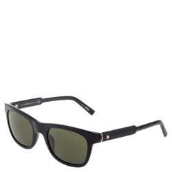 Montblanc Black MB652S Square Sunglasses