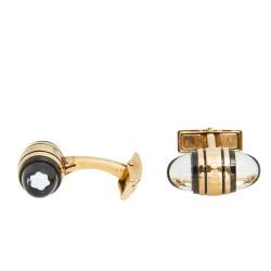 Pre Owned Montblanc StarWalker Rose Gold PVD Cufflinks