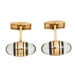 Pre Owned Montblanc StarWalker Rose Gold PVD Cufflinks