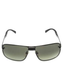 مملوكة مسبقًا نظارة شمسية مون بلان أفياتور MB218S معدن رصاصي / أخضر متدرج 