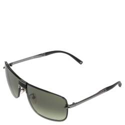 مملوكة مسبقًا نظارة شمسية مون بلان أفياتور MB218S معدن رصاصي / أخضر متدرج 