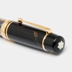 مملوكة مسبقًا قلم حبر مون بلان رايترز إديشن أليكسندر دوماس إصدار محدود، س ن ذهب عيار 18