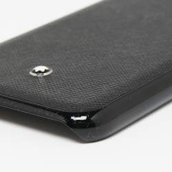 Pre Owned Montblanc Black Leather and Plastic Sactorial iPhone 11 Case