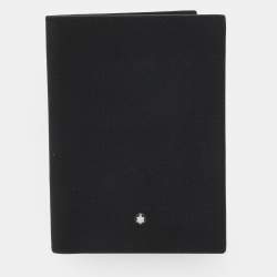 Pre Owned Montblanc Black Leather Meisterstück Passport Holder