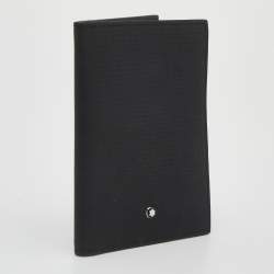 Pre Owned Montblanc Black Leather Meisterstück Passport Holder
