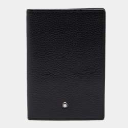 Pre Owned Montblanc Black Leather Meisterstück Passport Holder
