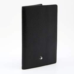 Pre Owned Montblanc Black Leather Meisterstück Passport Holder