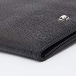 Pre Owned Montblanc Black Leather Meisterstück Passport Holder