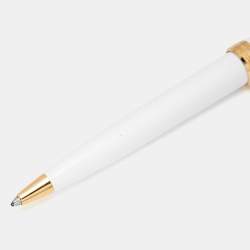 Montblanc PIX White Resin Gold Tone Ballpoint Pen