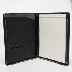 Pre Owned Montblanc Black Leather Notepad Holder