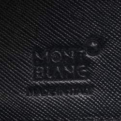 Montblanc Black Leather Zip Around Agenda Organizer