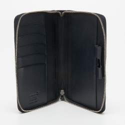 Montblanc Black Leather Zip Around Agenda Organizer