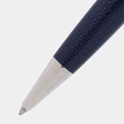 Montblanc Meisterstuck Blue Hour Solitaire Midsize Blue Lacquer Platinum Coated Ballpoint Pen