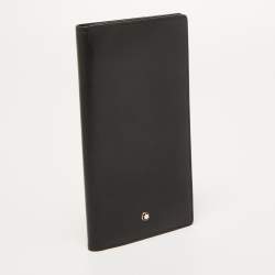 Montblanc Black Leather Meisterstück  Cheque Holder