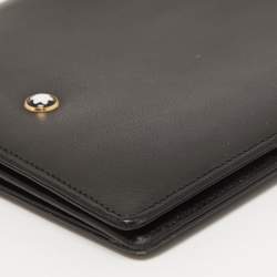 Montblanc Black Leather Meisterstück  Cheque Holder