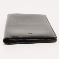 Montblanc Black Leather Meisterstück  Cheque Holder