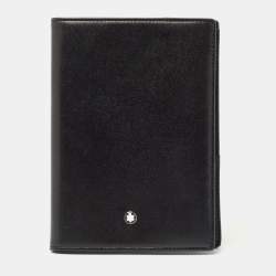 Montblanc Black Leather Meisterstück Passport Holder