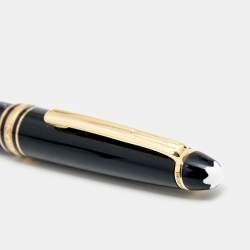 Montblanc Meisterstück Classique Black Resin Gold Plated Ballpoint Pen