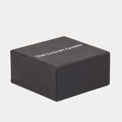 Montblanc Onyx Silver Tone Cufflinks