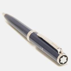 Pre Owned Montblanc PIX Blue Resin Platinum Coated Ballpoint Pen