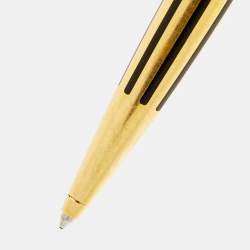 Montblanc Meisterstuck Black Lacquer Gold Plated Ballpoint Pen