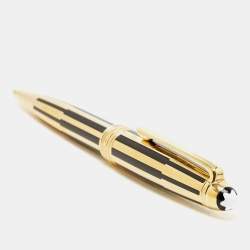 Montblanc Meisterstuck Black Lacquer Gold Plated Ballpoint Pen