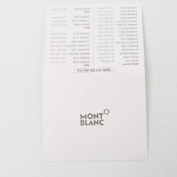 Pre Owned Montblanc Black/Brown Leather Horseshoe Buckle Cut to Size Reversible Belt