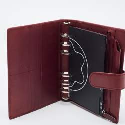 Montblanc Burgundy Leather Meisterstuck Agenda Cover