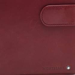 Montblanc Burgundy Leather Meisterstuck Agenda Cover