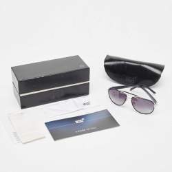 Pre Owned Montblanc Blue Gradient MB468S Gradient Aviator Sunglasses