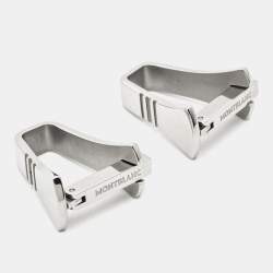 Montblanc Sartorial Silver Tone Cufflinks