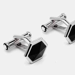 Montblanc Satorial Onyx Stainless Steel Cufflinks