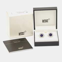 Montblanc Lapis Lazuli Stainless Steel Cufflinks