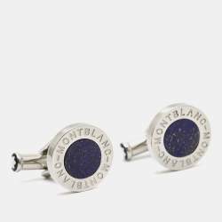 Montblanc Lapis Lazuli Stainless Steel Cufflinks