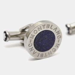 Montblanc Lapis Lazuli Stainless Steel Cufflinks