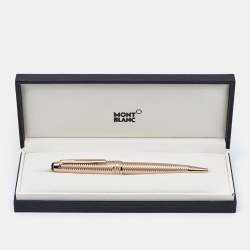 Montblanc Meisterstuck Geometry Solitaire Gold Tone Ballpoint Pen