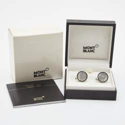 Montblanc Mother of Pearl Steel Cufflinks