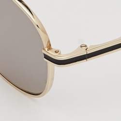 Montblanc Brown MB702S Aviator Sunglasses